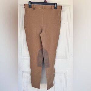 On course women’s Tan riding Pants with knee pads